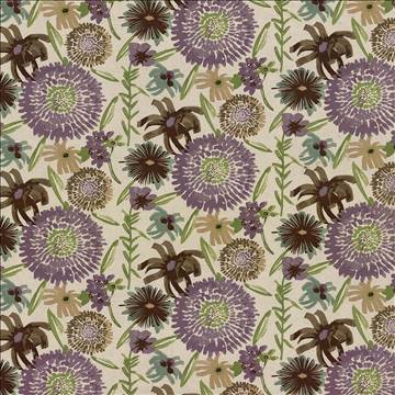 Kasmir Fabrics Painterly Garden Thistle Fabric 